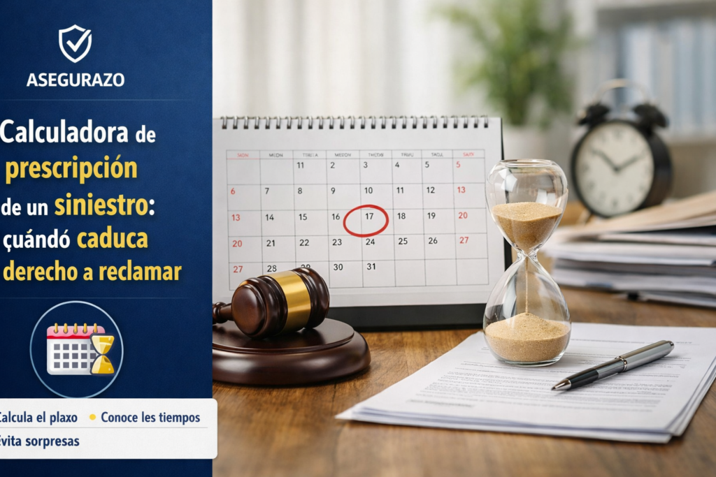 Calculadora de prescripción de un siniestro: cuándo caduca tu derecho a reclamar