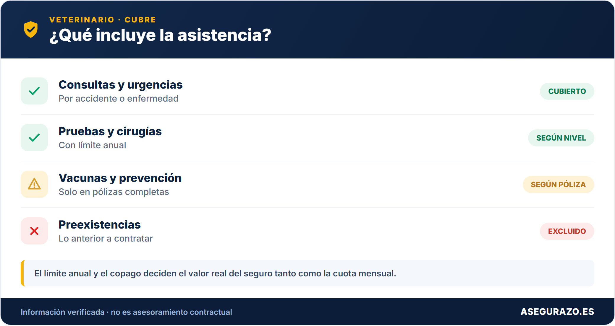 Cuánto cuesta un seguro veterinario y qué incluye: guía de precios y coberturas 2026