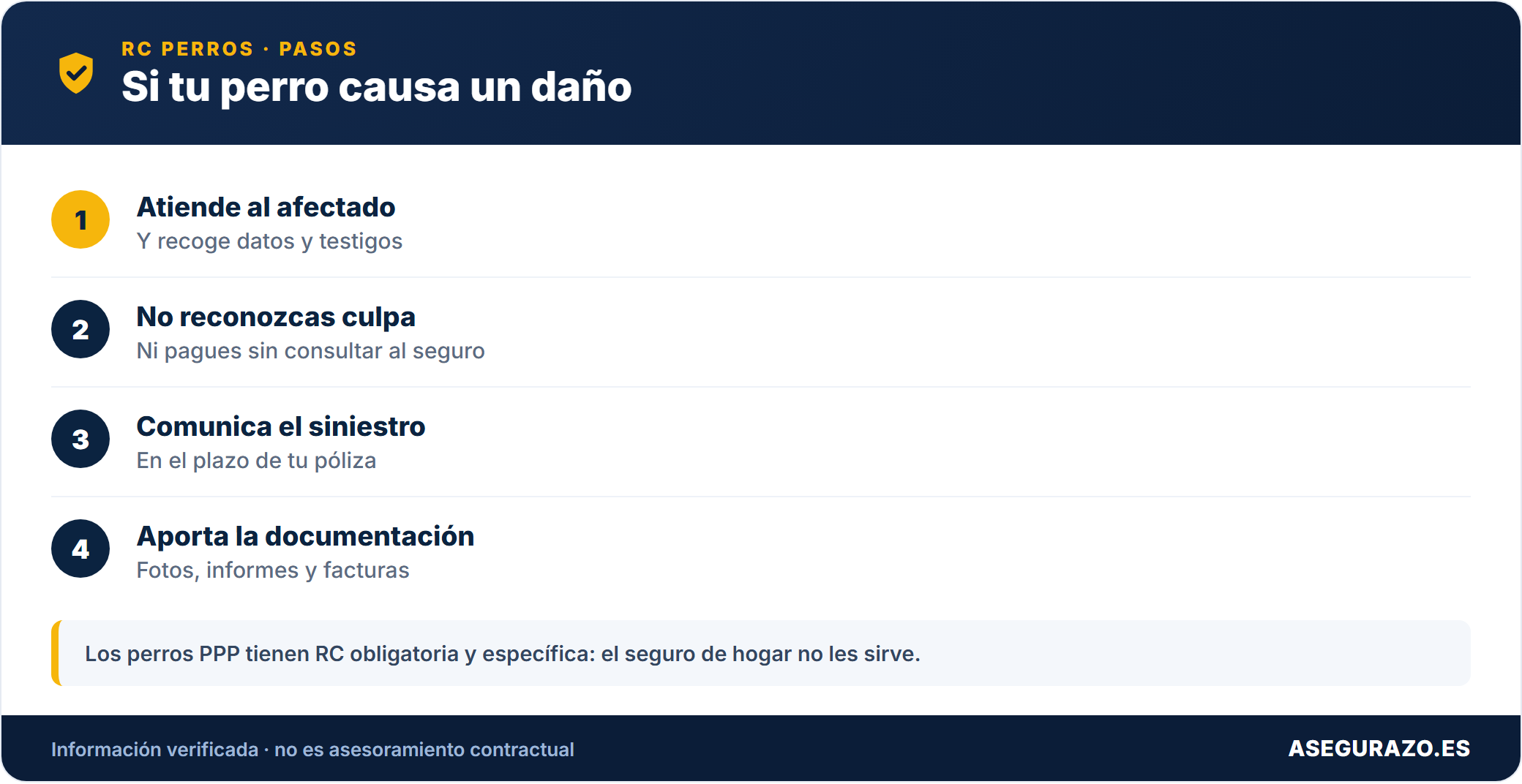 Seguro de responsabilidad civil para perros: cuándo es obligatorio y qué cubre