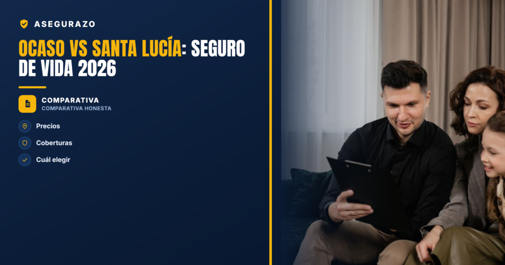 Ocaso vs Santa Lucía: seguro de vida 2026 | Asegurazo