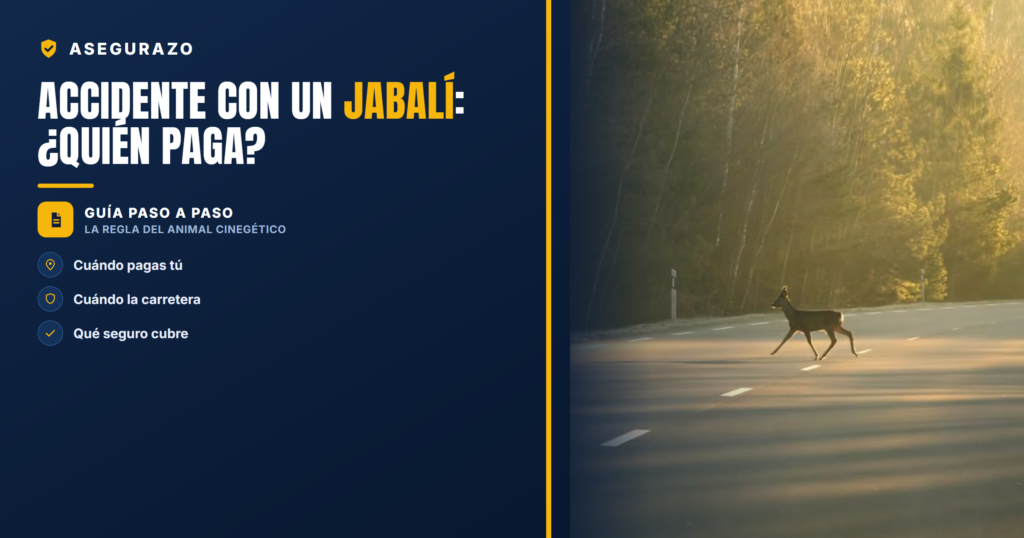 Accidente con un jabalí: ¿quién paga? | Asegurazo