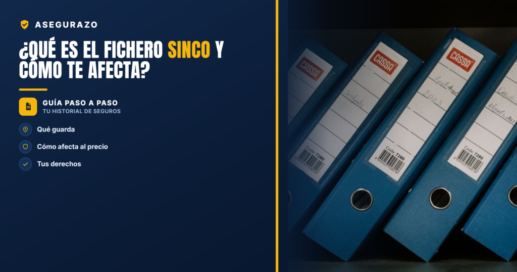 ¿Qué es el fichero SINCO y cómo te afecta? | Asegurazo