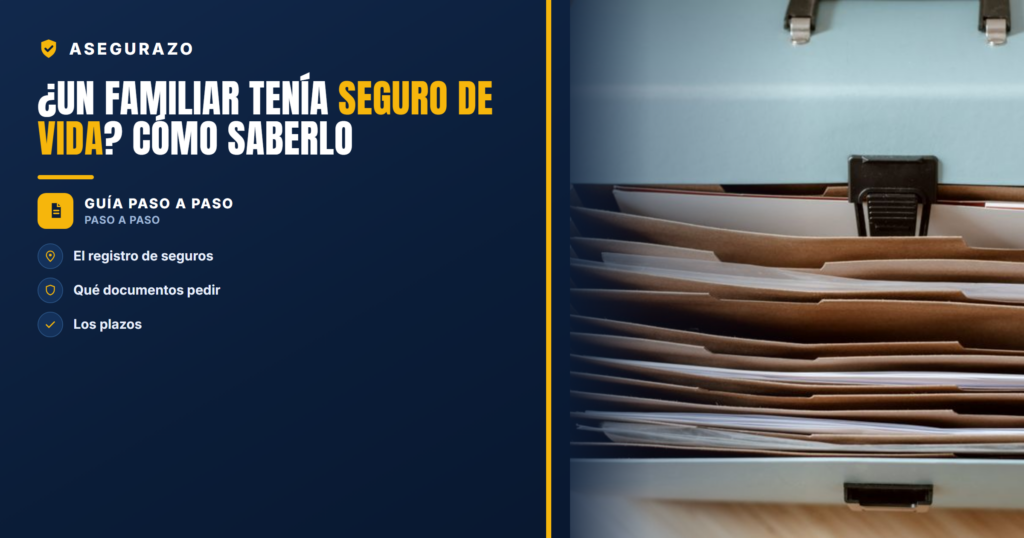 ¿Un familiar tenía seguro de vida? Cómo saberlo | Asegurazo
