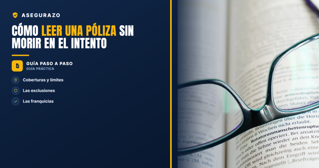 Cómo leer una póliza sin morir en el intento | Asegurazo