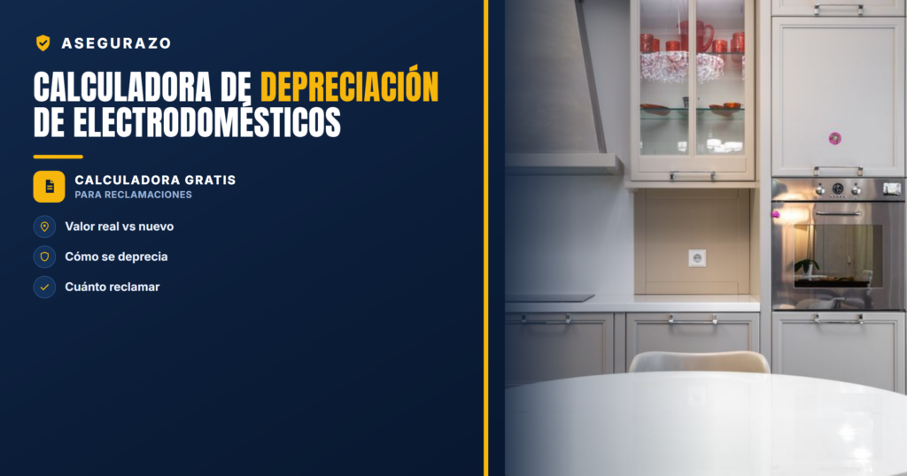 Calculadora de depreciación de electrodomésticos | Asegurazo