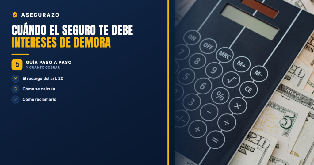 Cuándo el seguro te debe intereses de demora | Asegurazo