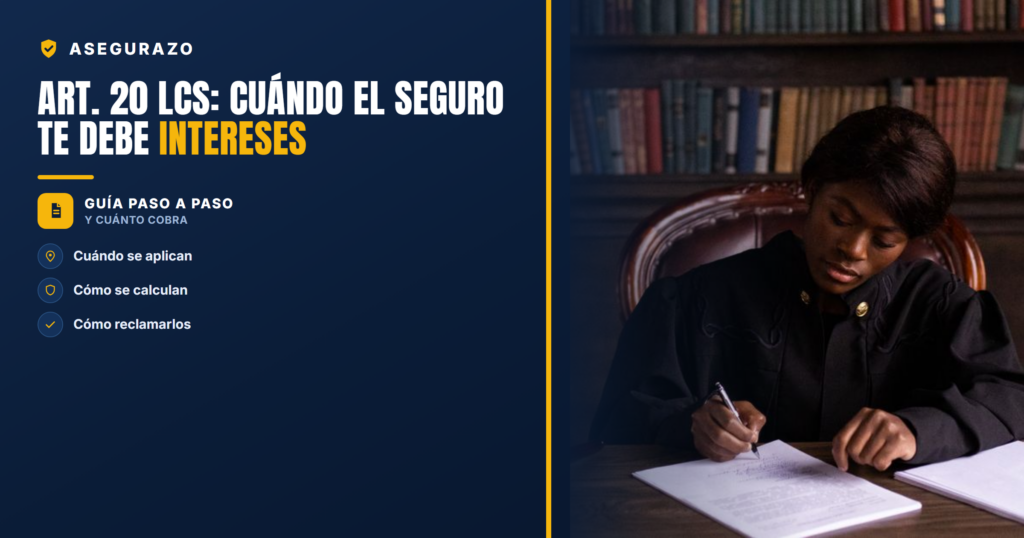 Art. 20 LCS: cuándo el seguro te debe intereses | Asegurazo