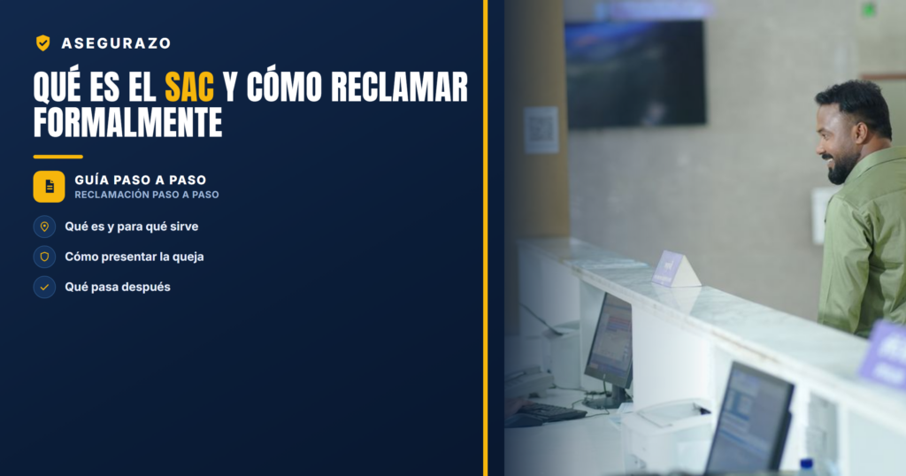 Qué es el SAC y cómo reclamar formalmente | Asegurazo