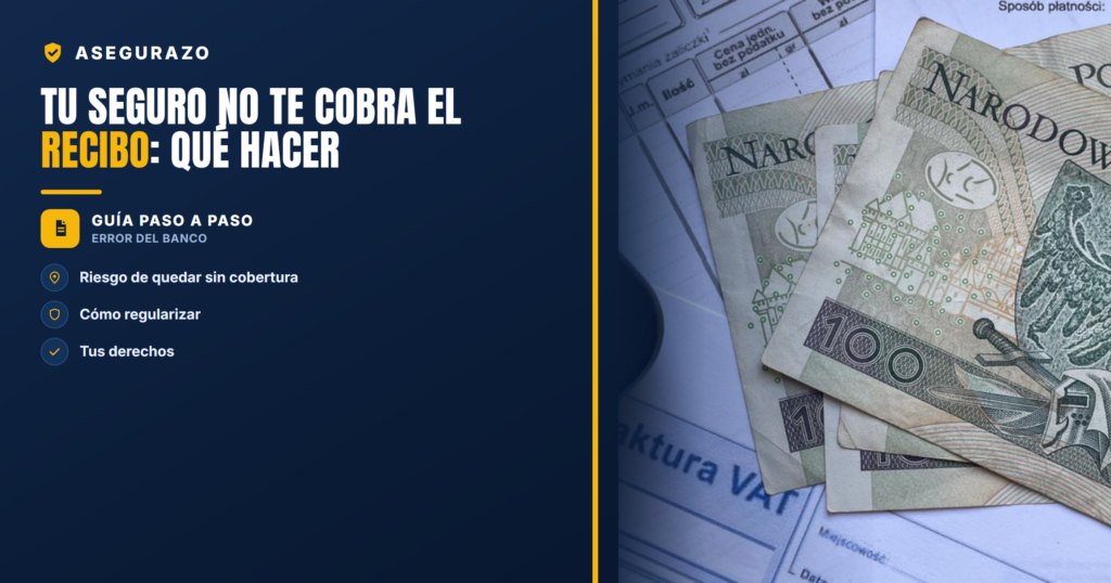 Tu seguro no te cobra el recibo: qué hacer | Asegurazo
