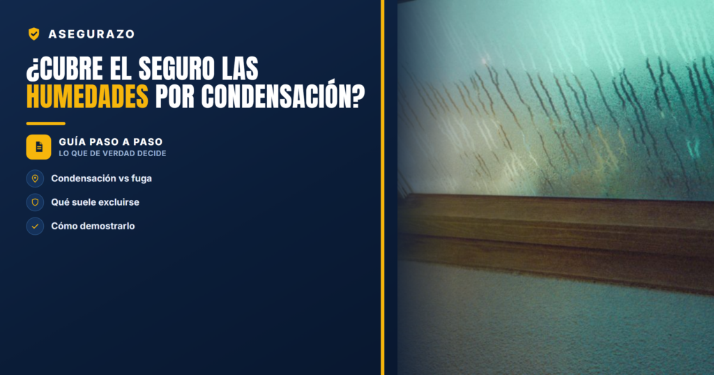 ¿Cubre el seguro las humedades por condensación? | Asegurazo