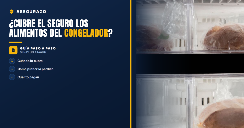 ¿Cubre el seguro los alimentos del congelador? | Asegurazo