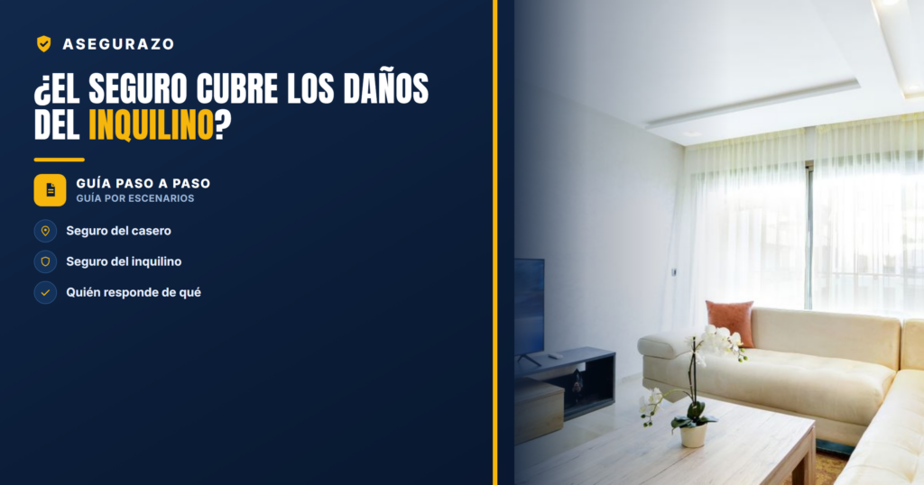 ¿El seguro cubre los daños del inquilino? | Asegurazo