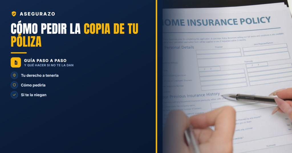 Cómo pedir la copia de tu póliza | Asegurazo