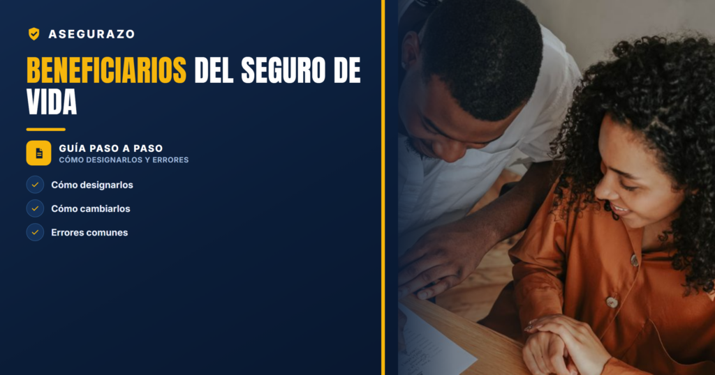 Beneficiarios del seguro de vida: cómo designarlos, cambiarlos y errores comunes