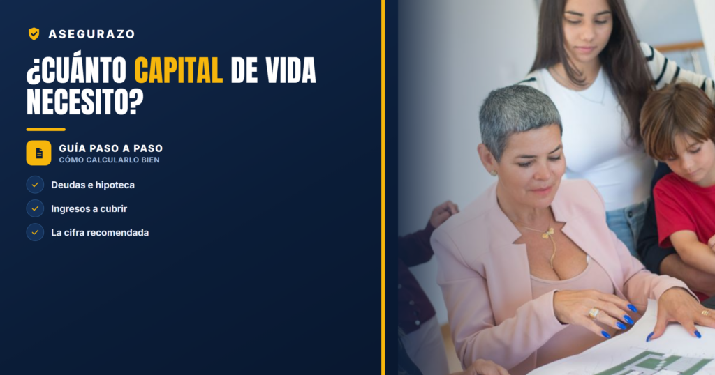 ¿Cuánto capital necesito en un seguro de vida? Cómo calcularlo bien
