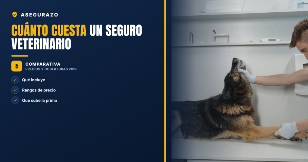 Cuánto cuesta un seguro veterinario y qué incluye: guía de precios y coberturas 2026
