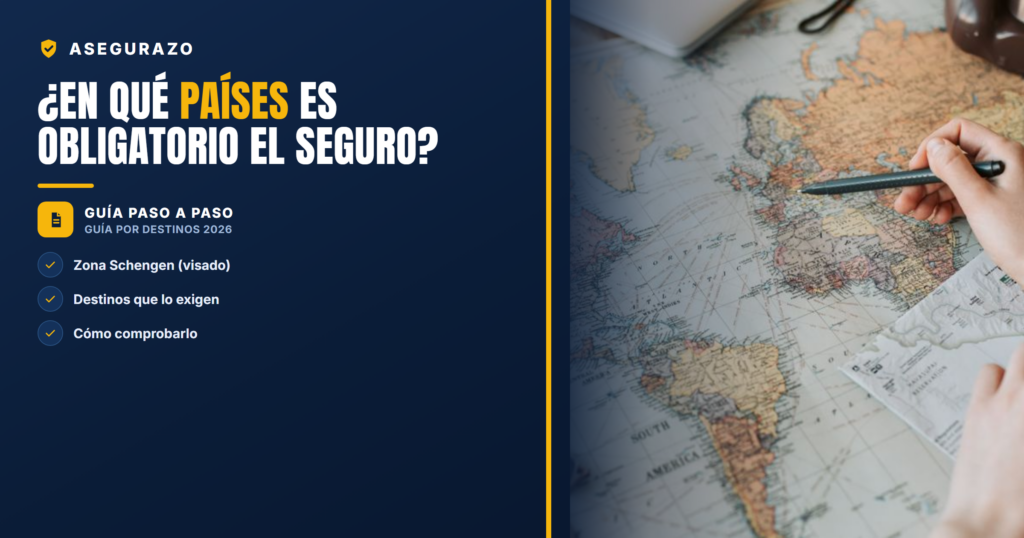 ¿En qué países es obligatorio el seguro de viaje en 2026? Guía por destinos