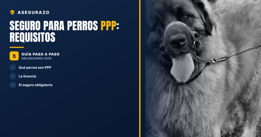 Seguro para perros PPP (potencialmente peligrosos): requisitos y cómo contratarlo en 2026
