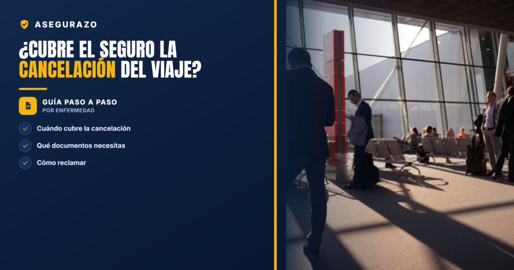 ¿Cubre el seguro de viaje la cancelación por enfermedad? Qué necesitas y cómo reclamar