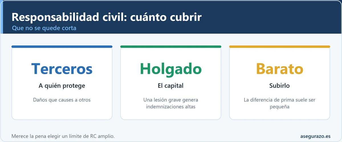 Cuánto capital de responsabilidad civil conviene contratar