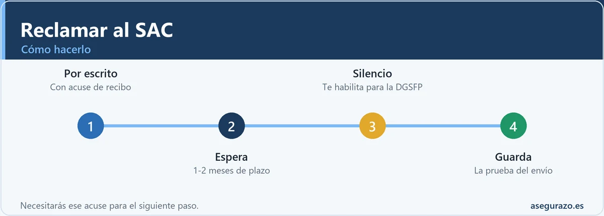 Cómo reclamar al Servicio de Atención al Cliente de la aseguradora