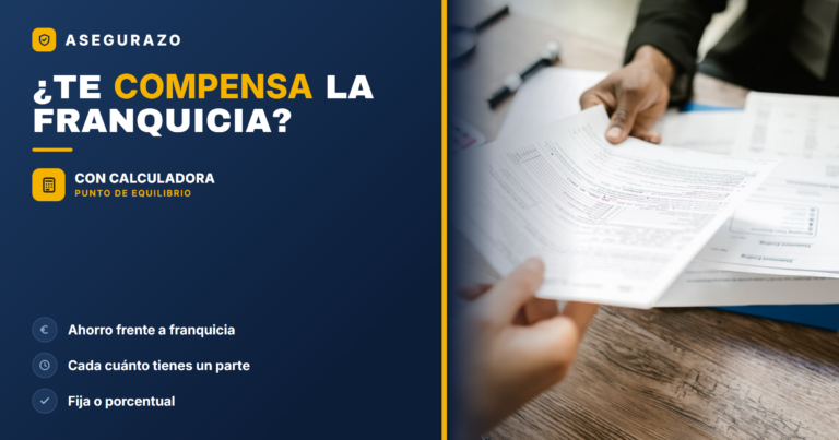 Calculadora de franquicia: ¿cuánto ahorras y cuándo compensa?