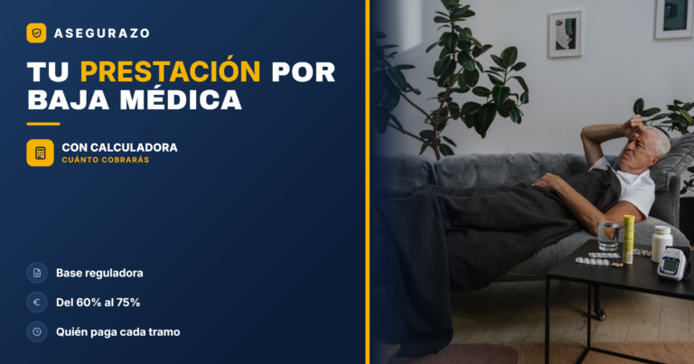 Calculadora de la prestación por baja (incapacidad temporal)