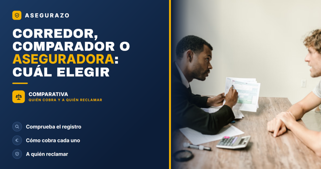 Corredor, comparador o aseguradora directa: cuál te conviene - Asegurazo