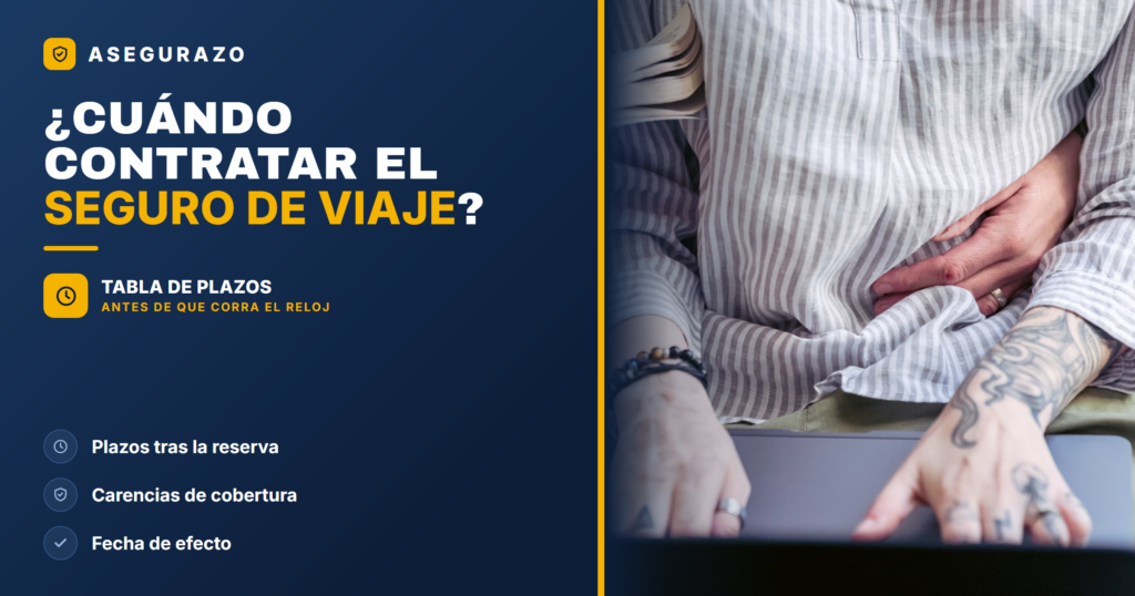 ¿Cuándo contratar el seguro de viaje? Plazos y las 72 horas - Asegurazo