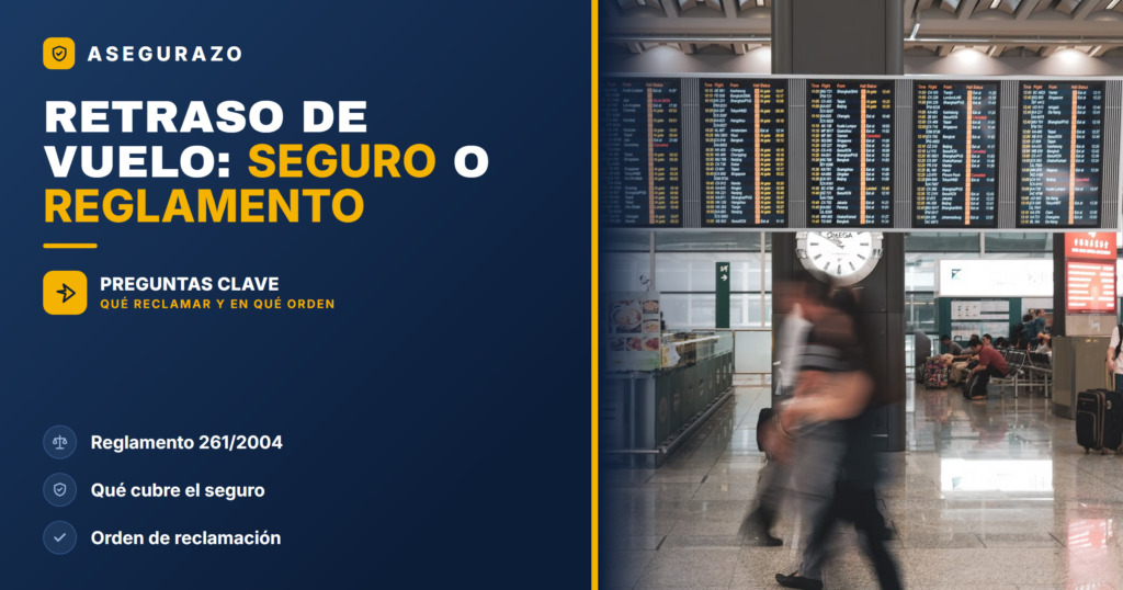 Retraso de vuelo: ¿seguro de viaje o Reglamento 261? Qué reclamar - Asegurazo