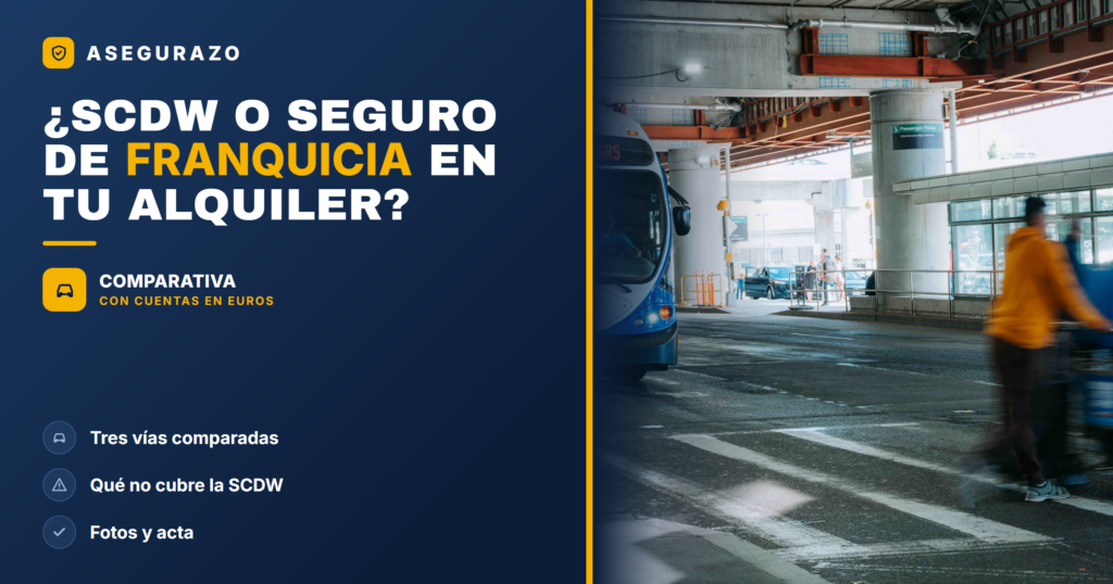 Alquiler de coche en el extranjero: SCDW o seguro de franquicia - Asegurazo