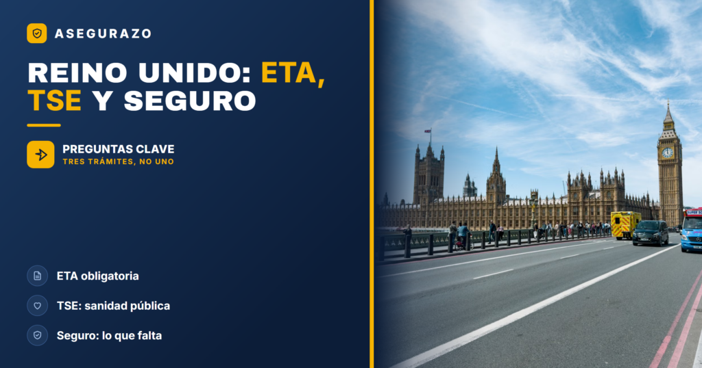 Viajar a Reino Unido 2026: ETA, TSE y si necesitas seguro - Asegurazo
