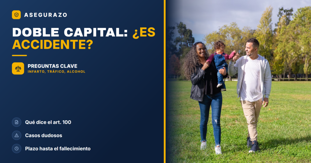 Doble capital por muerte accidental: qué cuenta como accidente - Asegurazo